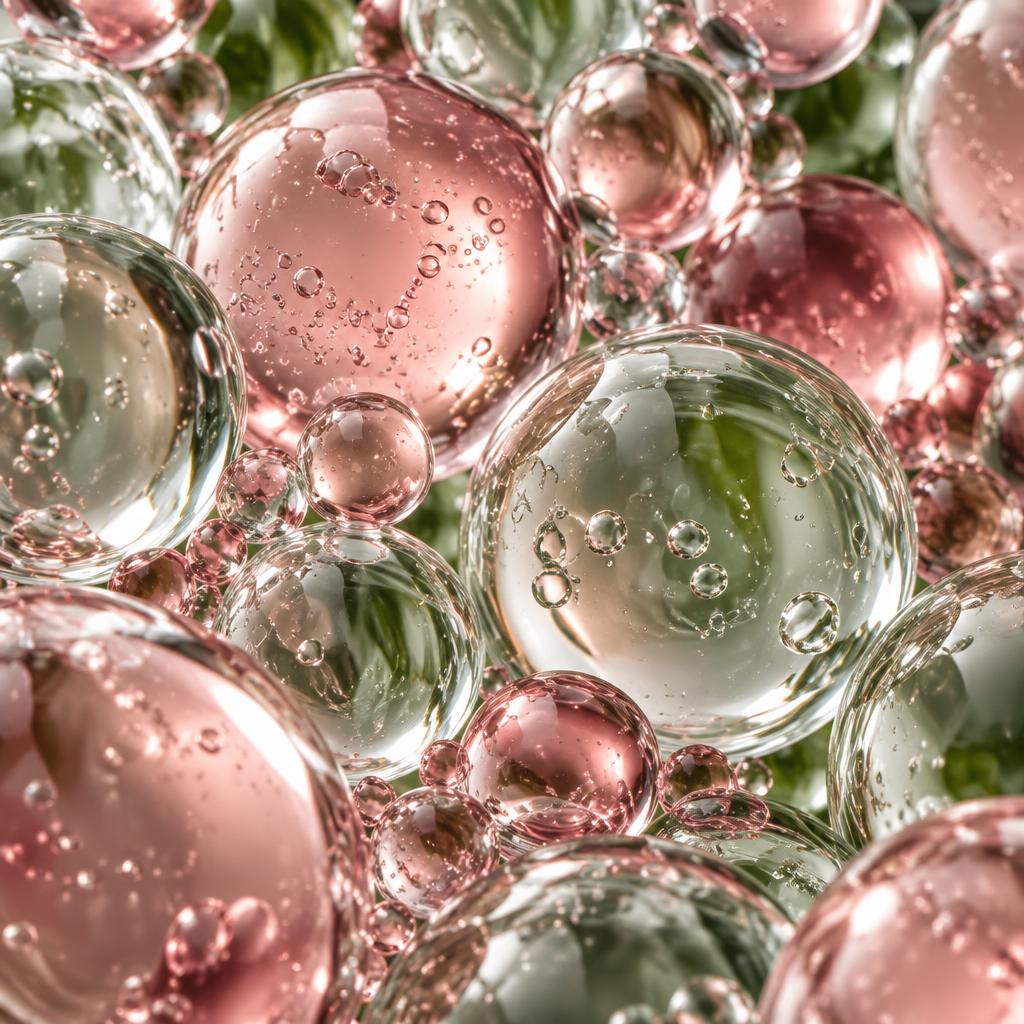 Sfere di vitamina B12 e acido ialuronico